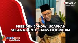 Presiden Jokowi Jadi Kepala Negara yang Pertama Ucapkan Selamat ke PM Malaysia Anwar Ibrahim