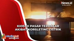 3 Mobil Damkar dan 2 Truk Penyuplai Air Dikerahkan untuk Padamkan Kebakaran di Pasar Bandung