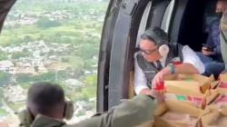 Jangkau Daerah Terisolasi di Cianjur, Ridwan Kamil Bagikan Makanan Lewat Udara<