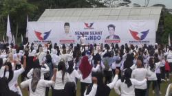 Ratusan Emak-Emak di Subang Semangat 45 Senam Sehat Bersama Partai Perindo