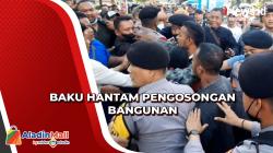 Ricuh, Eksekusi Ruko di Kemayoran Diwarnai Baku Hantam