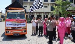  Polres Demak Kirim Bantuan Hasil Iuran Anggota untuk Korban Gempa Cianjur