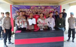 Polres Muara Enim Tahan 3 Aparat Desa Tersangka Kasus Korupsi Dana dari Tambang Batu Bara