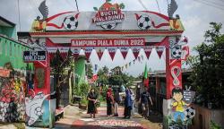 Kemeriahan Kampung Piala Dunia 2022 Qatar di Bandung Barat