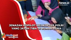 Isak Tangis Keluarga saat Kedatangan Jenazah Brigadir Lasmito di Rumah Duka