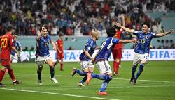 Selebrasi Samurai Biru Bungkam Spanyol, Jerman Tersingkir dari Piala Dunia 2022