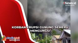 BNPB Catat Korban Erupsi Gunung Semeru 1.979 Jiwa Mengungsi