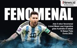 Infografis Rekor Fenomenal Messi usai Argentina ke Perempat Final Piala Dunia 2022