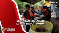 Sediakan Makanan untuk Pengungsi, Ini Dapur Umum Korban Erupsi Gunung Semeru di Pronojiwo