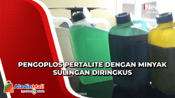 Pengoplos Pertalite dengan Minyak Sulingan di Muara Enim Diringkus Polisi<