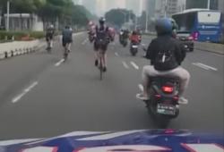 Viral Pesepeda Ditegur Polisi Tak Mau Masuk Jalur Khusus, Malah Ngeloyor
