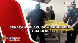 Jenazah Pelaku Bom Bunuh Diri di Polsek Astana Anyar Tiba di RS Bhayangkara Sartika Asih<