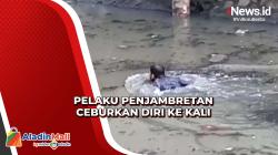 Pelaku Penjambretan Dihakimi Warga Usai Ceburkan Diri ke Kali