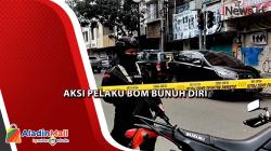 Terekam CCTV, Pelaku Pengeboman Terobos Apel di Polsek Astana Anyar