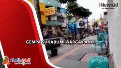 Digoyang Gempa, Warga Kota Sukabumi Berhamburan dari Pusat Perbelanjaan<