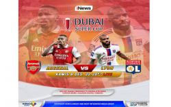 Link Live Streaming Arsenal Vs Lyon di Dubai Super Cup 2022 Malam Ini