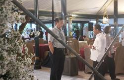Luhut Pandjaitan dan Bahlil Lahadalia Cek Kesiapan Lokasi Akad Nikah Kaesang-Erina<