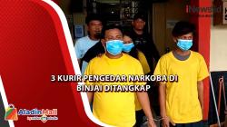 Satresnarkoba Polres Binjai Amankan 3 Kurir Pengedar Narkoba 