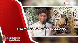 Sering Selengean, Jokowi ke Kaesang: Harus Lebih Serius ketika Sudah Menikah
