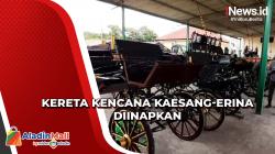 Kuda dan Kereta Kencana Kaesang-Erina Diinapkan di Mapolres Surakarta sebelum Kirab