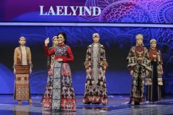 Tampil di I Fashion Festival & The Masterpiece 2022, Laely Indah Lestari Angkat Kain Tenun Sumba