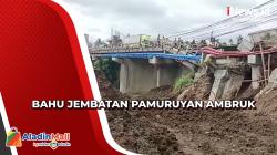 Bahu Jembatan Pamuruyan Ambruk, Jalan Sukabumi-Bogor Terapkan Buka Tutup