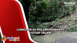 Tebing Longsor di Palabuhanratu Tutup Akses Jalan Utama