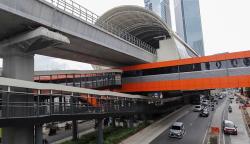 Penampakan Stasiun LRT Rasuna Said Terintegrasi dengan Transjakarta