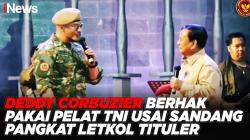 Deddy Corbuzier Berhak Pakai Pelat TNI usai Sandang Pangkat Letkol Tituler