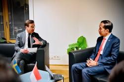 Bertemu PM Swedia, Jokowi Bahas Kerja Sama Investasi hingga Pembangunan Hijau