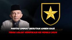 Partai Ummat Besutan Amien Rais Tidak Lolos Verifikasi ke Pemilu 2024