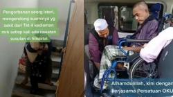 Haru, Video Istri Gendong Suami Turun 4 Lantai karena Lumpuh Viral