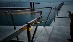 Jembatan Penyeberangan Ambruk di Nusa Penida Diduga Kelebihan Beban