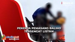 Evakuasi Pekerja yang Tersengat Listrik di Medan Berlangsung Dramatis