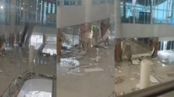 Viral Badai Terjang BIJB Kertajati Majalengka, Pengelola Bandara: Bukan Plafon yang Rusak<