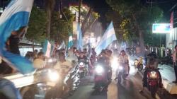 Ribuan Fans di Ternate Konvoi Rayakan Argentina Juara Piala Dunia, Dijaga 192 Polisi