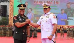 Foto-Foto Sertijab Panglima TNI, Laksamana Yudo Margono Terima Tongkat Komando