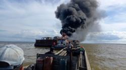 Penyebab Kapal Tugboat Terbakar di Perairan Jambi, Ini Kata Polisi