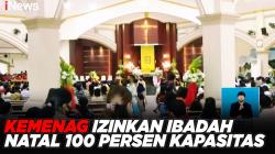 Kemenag Izinkan Ibadah Natal 100 Persen Kapasitas di Gereja