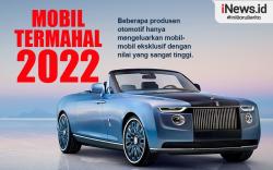 Infografis Mobil Termahal yang Meluncur di 2022
