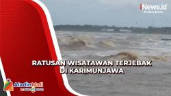 Tidak ada Kapal, Ratusan Wisatawan Terjebak di Pulau Karimunjawa