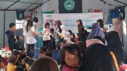 Keceriaan Anak-Anak Terpancar saat MNC Peduli Berikan Trauma Healing di Pengungsian Cariu