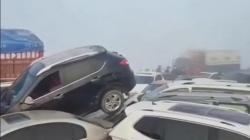 Waduh! 200 Mobil Alami Kecelakaan Bersamaan akibat Kabut Tebal