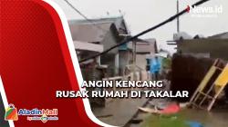 50 Rumah Rusak Berat Diterjang Angin Kencang di Takalar