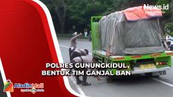 Polres Gunungkidul Bentuk Tim Ganjal Ban saat Libur Tahun Baru