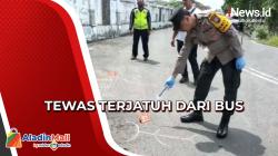 Kondektur Tewas Terjatuh dari Bus yang Melaju di Mojokerto
