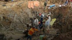 Bocah 10 Tahun Terjebak 2 Hari di Lubang Pilar Beton Proyek Jembatan Sedalam 35 Meter