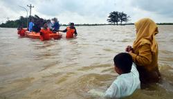 27.554 Jiwa Terdampak Banjir Kudus Jawa Tengah yang Semakin Meluas 