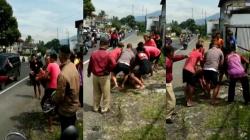 Tepergok saat Beraksi, Pelaku Curanmor Babak Belur Dihajar Warga Cisayong Tasikmalaya<