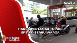 Pertamax Turun Rp1.100, SPBU di Kota Bandung Antre